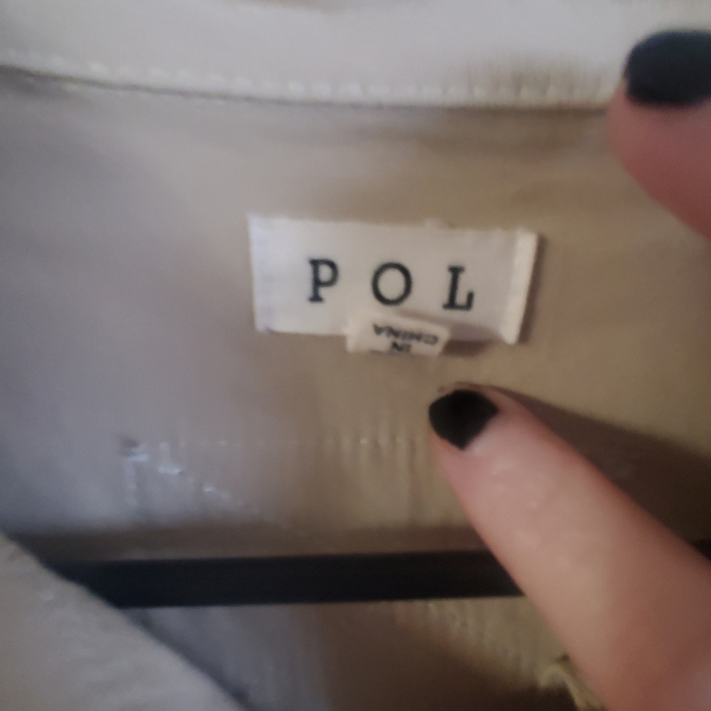 POL PATCHWORK LACE UTILITY JACKET. LAYERING. LARG… - image 2